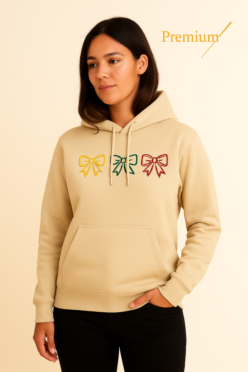 3 Bows – Limited Edition Premium Embroidered Hoodie