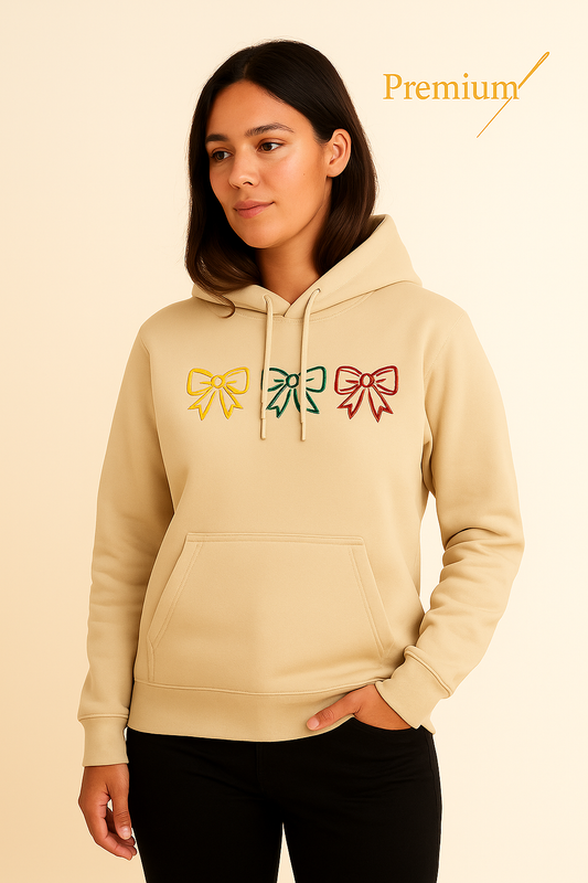 3 Bows – Limited Edition Premium Embroidered Hoodie