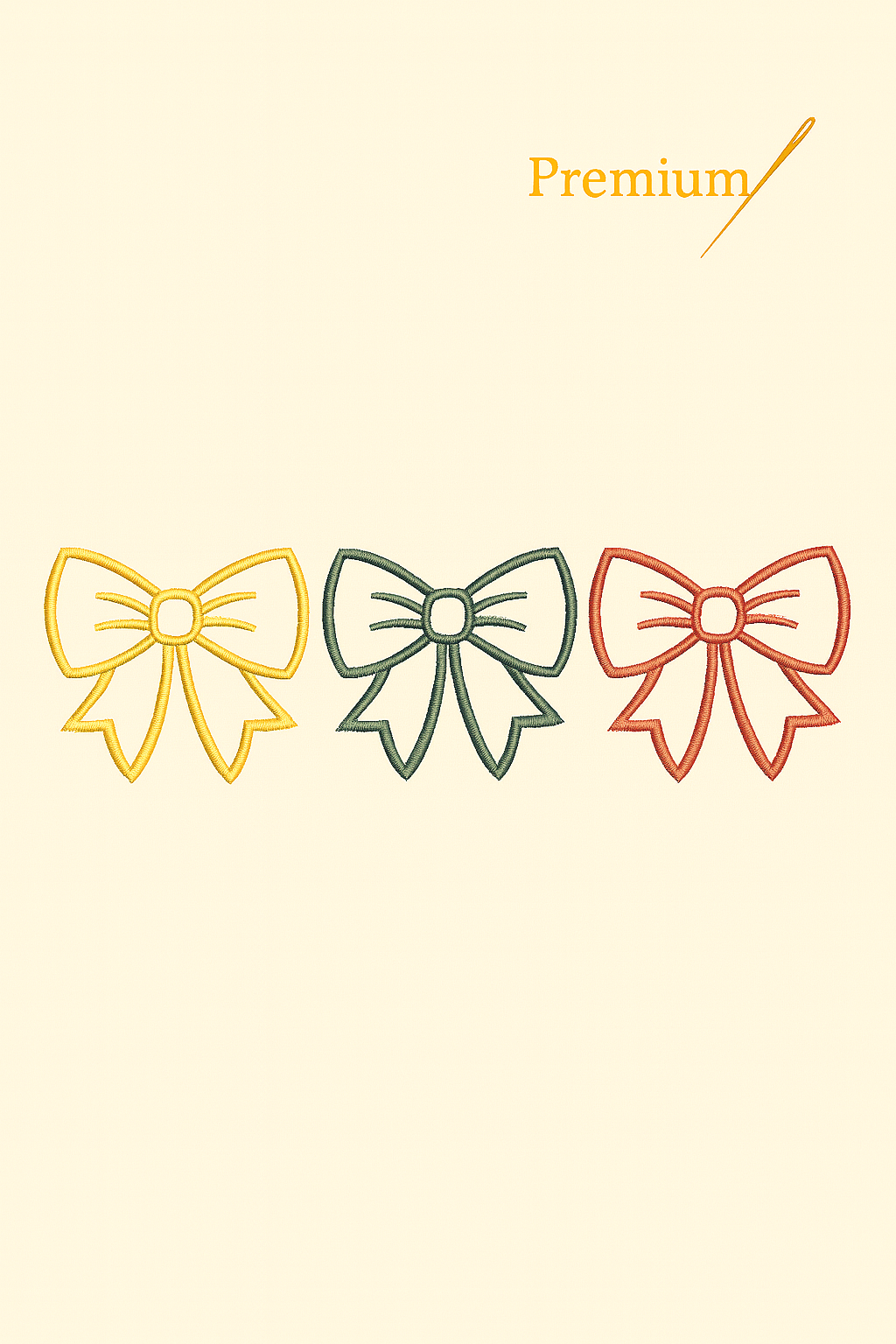 3 Bows – Limited Edition Premium Embroidered Hoodie