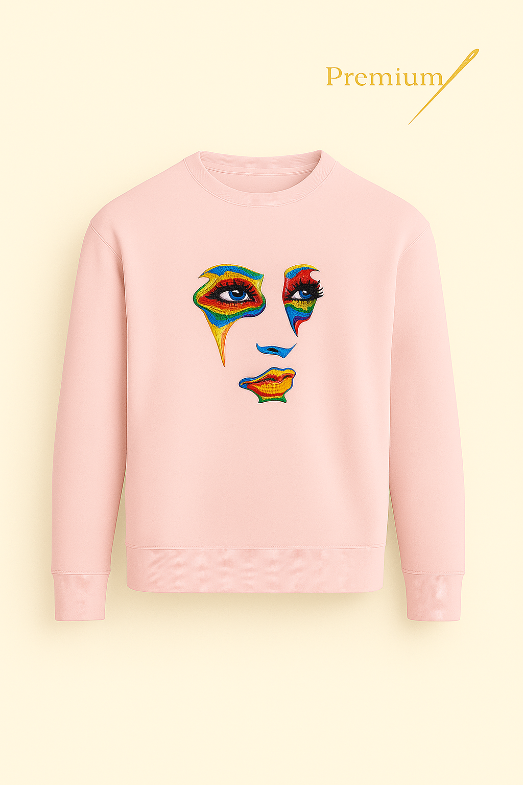 Color Mirage Embroidered Sweatshirt – Premium Edition