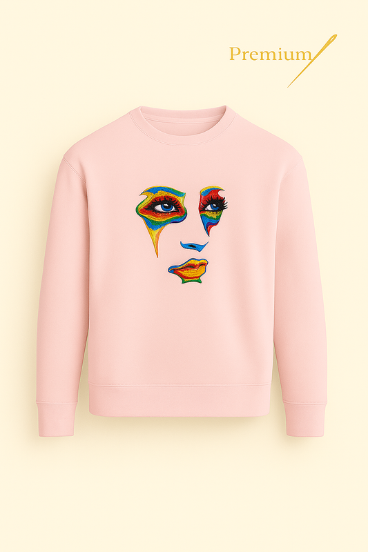 Color Mirage Embroidered Sweatshirt – Premium Edition