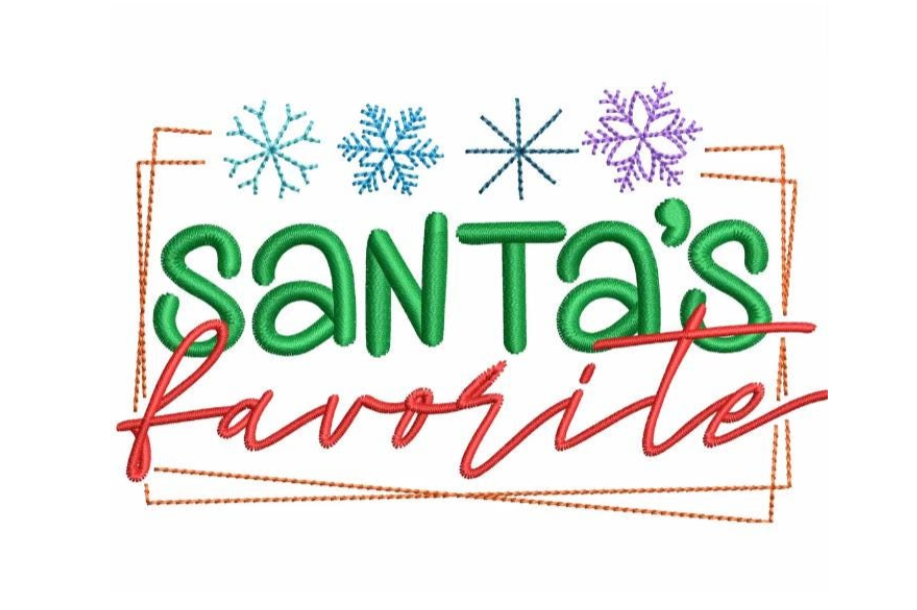 Dear Santa Embroidered Tote Bag – Christmas Design Collection