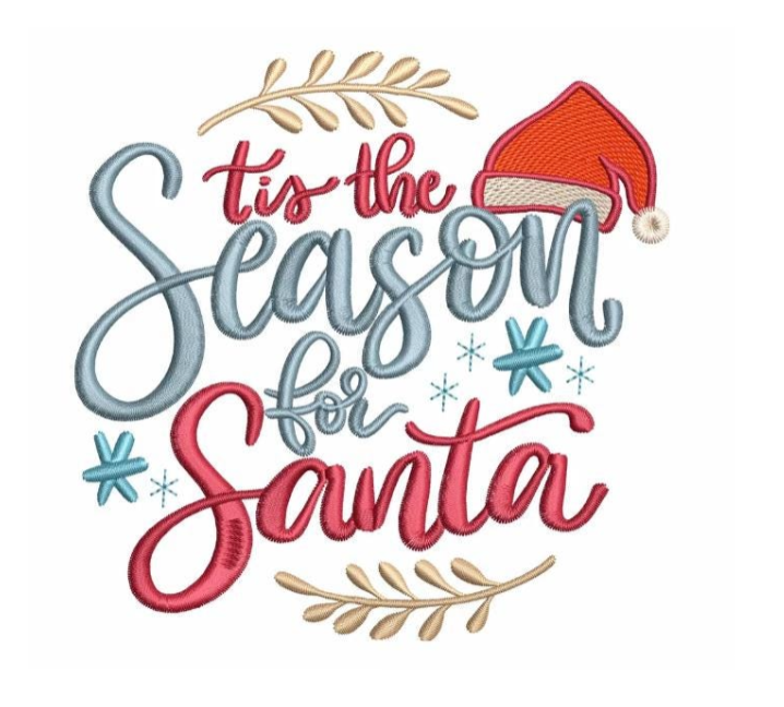 Dear Santa Embroidered Tote Bag – Christmas Design Collection