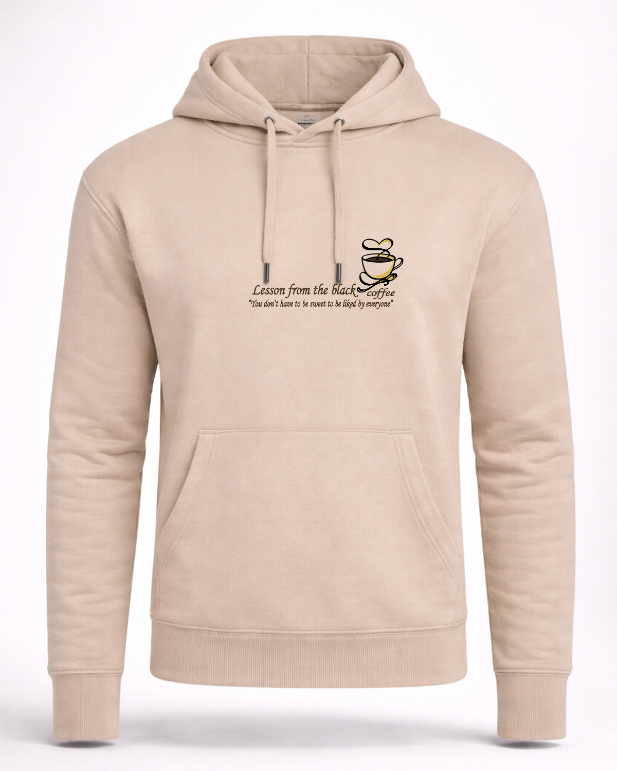 Lesson from the Black Coffee – Premium Embroidered Hoodie