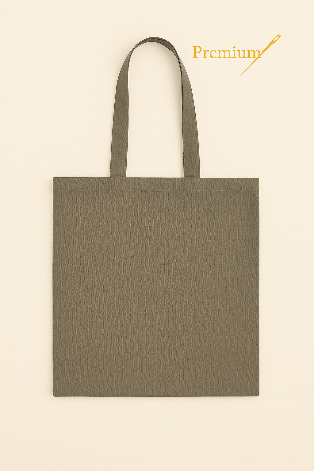 Allergic to Mornings – Premium Embroidered Tote Bag