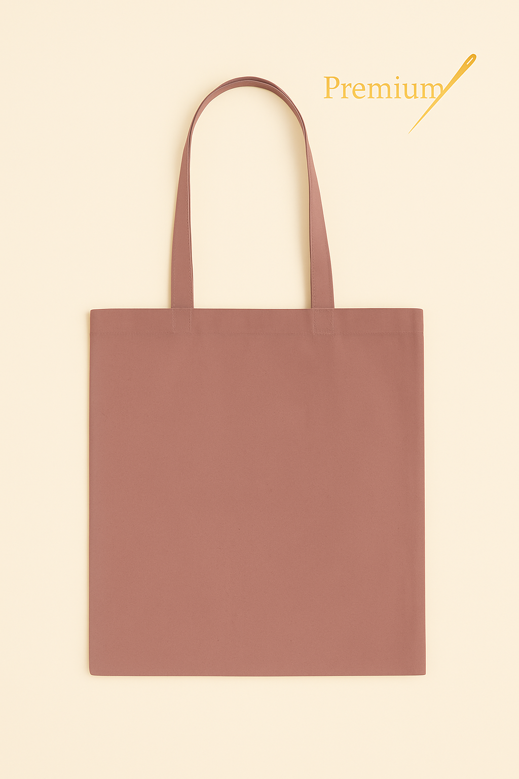 Be Real, Not Perfect – Premium Embroidered Tote Bag